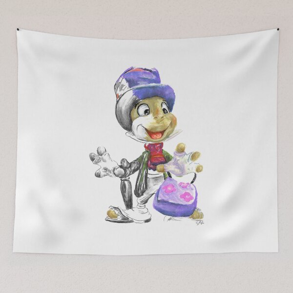 Item preview, Charcoal and Oil - Jiminy Cricket designed and sold by douglasrickard.