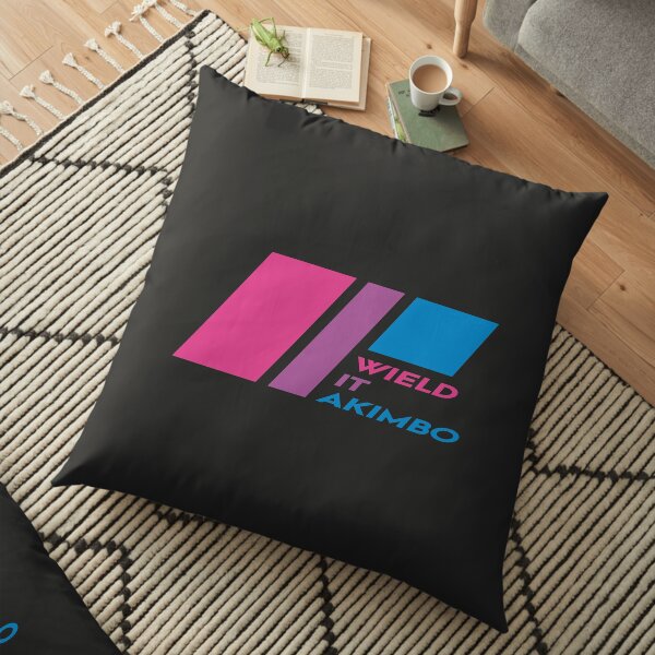 Pride Stripe: Wield it Akimbo Floor Pillow