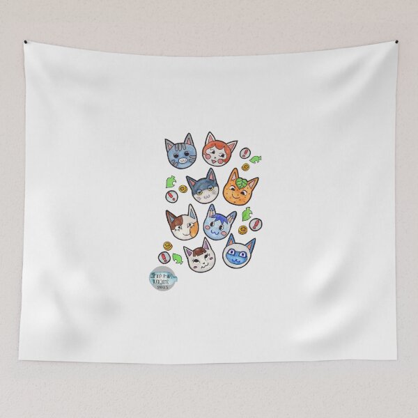 Item preview, Kitty Villagers designed and sold by Jazmine Phillips.