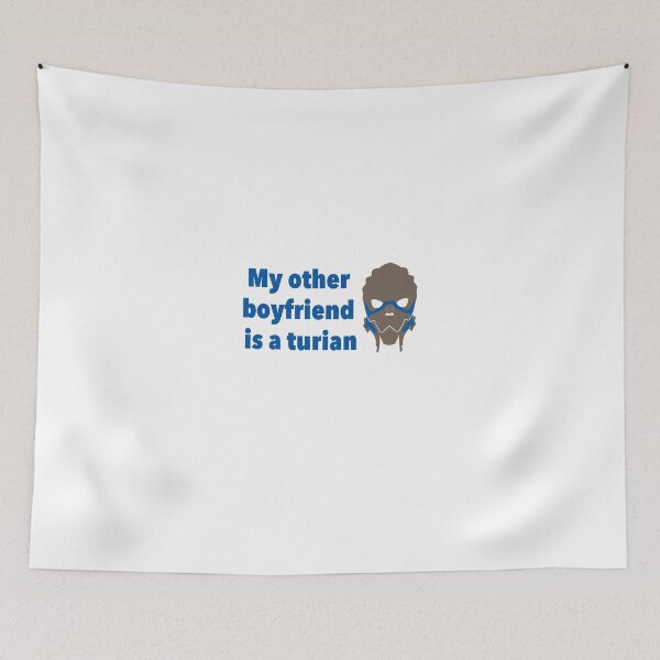 Item preview, Turian Boyfriend Shirt designed and sold by scarletflare.