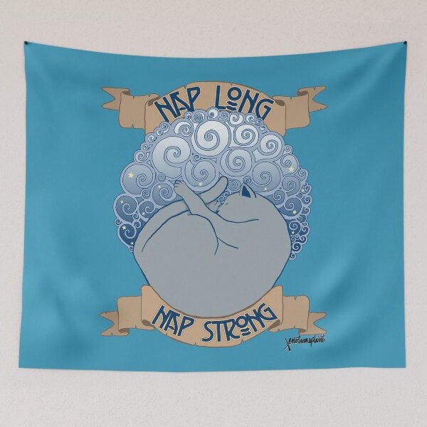Item preview, Nap Long, Nap Strong Cat designed and sold by xenotransplant.