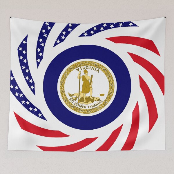Item preview, Virginian Murican Patriot Flag Series designed and sold by Carbon-Fibre Media.