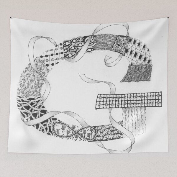 Item preview, Zentangle®-Inspired Art - Tangled Alphabet - G designed and sold by Laurel Storey, CZT.