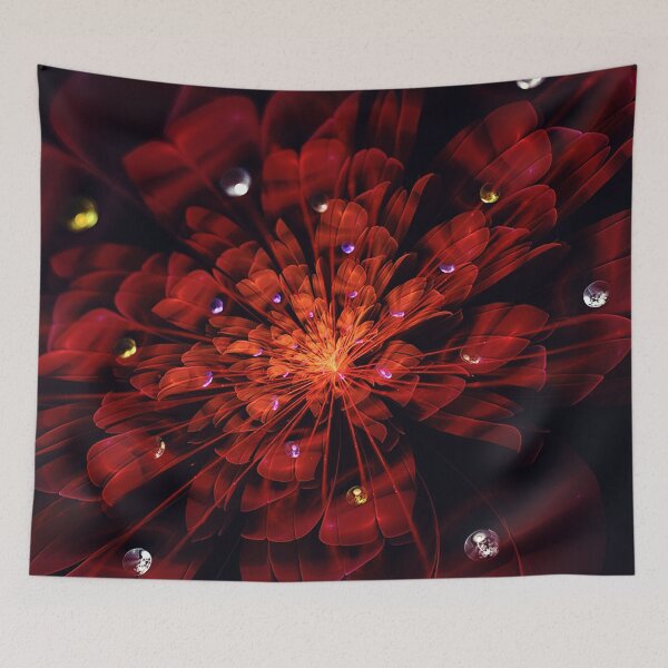 Item preview, Floral Red Dew designed and sold by Barbara A Lane.