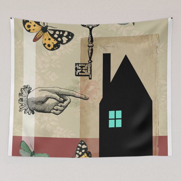 Item preview, The House With The Turquoise Light On No.2 designed and sold by TheyComeAlong.