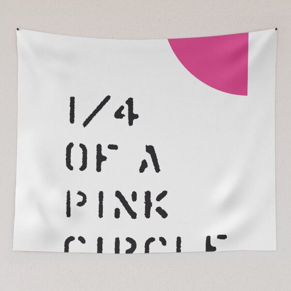 Item preview, 1/4 of a pink Circle designed and sold by Hell-Prints.