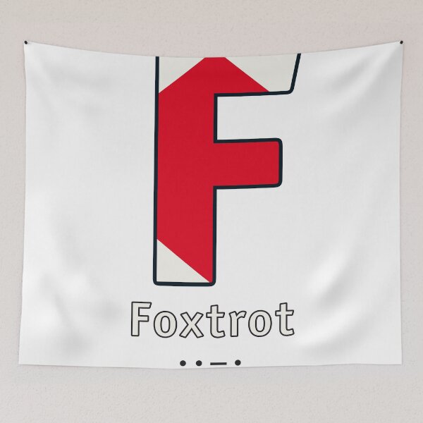 Item preview, F = Foxtrot designed and sold by Hell-Prints.