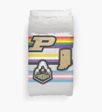 Purdue (Pride) Continuing Pattern Duvet Cover