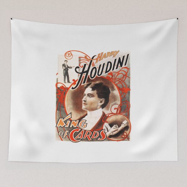 Item preview, Harry Houdini Master of Cards Vintage designed and sold by Vintage Designs +.
