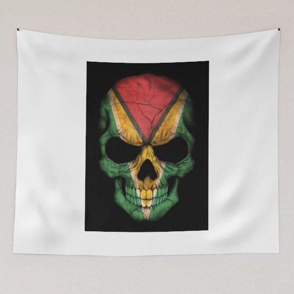 Item preview, Guyanese Flag Skull designed and sold by JeffBartels.