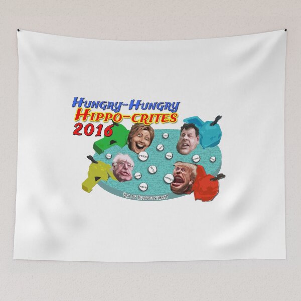 Item preview, Hungry Hungry Hippo-crites 2016 designed and sold by jammin-deen.