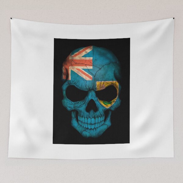 Item preview, Turks and Caicos Flag Skull designed and sold by JeffBartels.