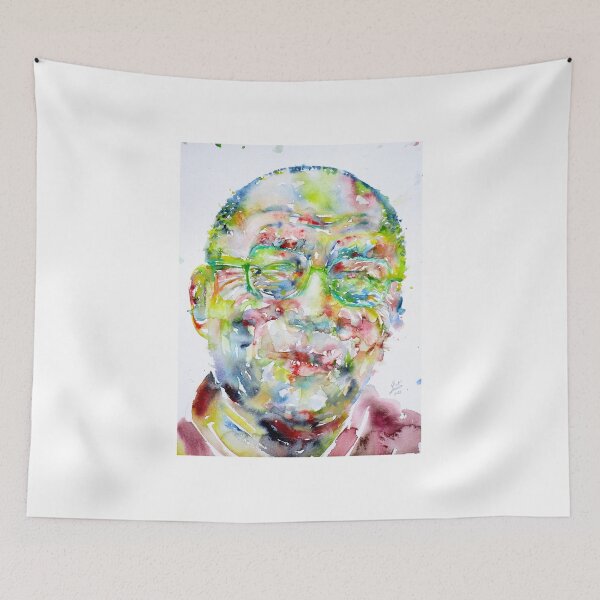 Item preview, 14th DALAI LAMA - watercolor portrait designed and sold by lautir.