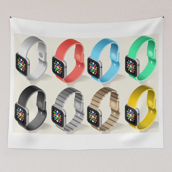 Item preview, Isometric Smart Watch in Six Colors designed and sold by aurielaki.