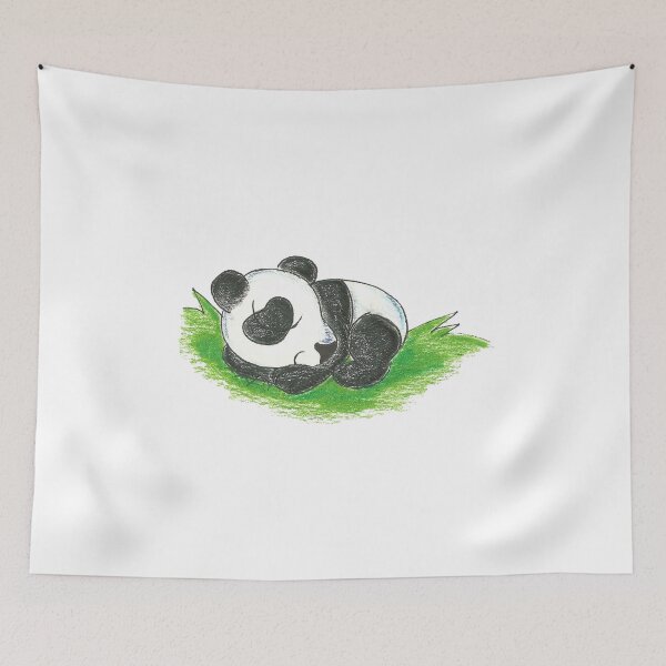 Item preview, Sleepy Panda Cub designed and sold by KOKeefeArt.