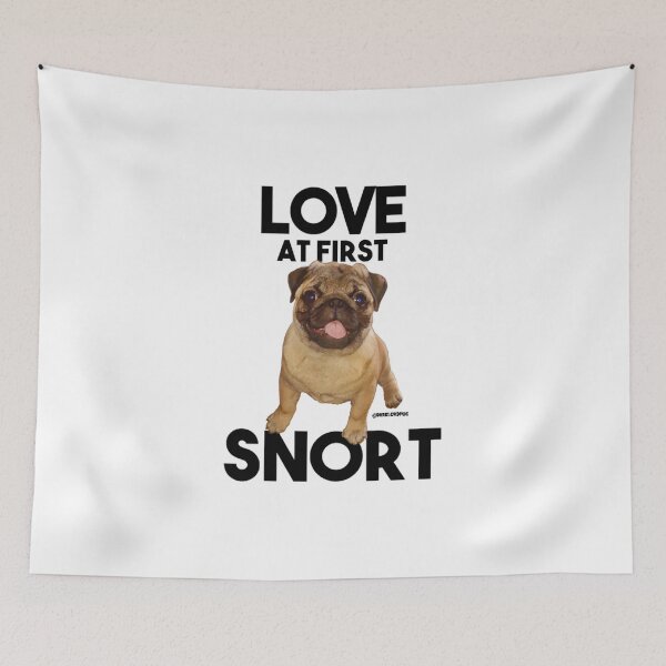 Item preview, LOVE AT FIRST SNORT designed and sold by darklordpug.