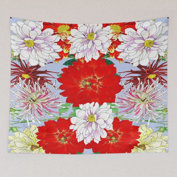 Item preview, Dazzlin' Dahlia Drama designed and sold by VintageEraArt.