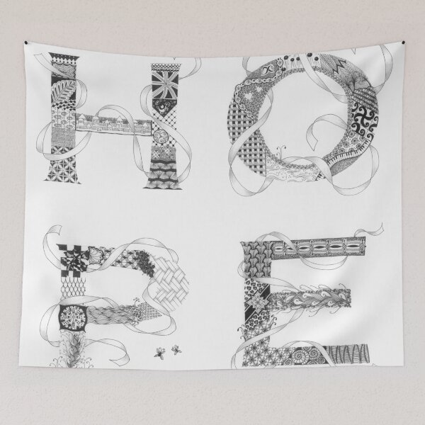 Item preview, Zentangle®-Inspired Art - Tangled Hope designed and sold by Laurel Storey, CZT.