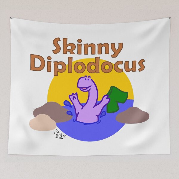 Item preview, Skinny Diplodocus designed and sold by Nude-is-Life.