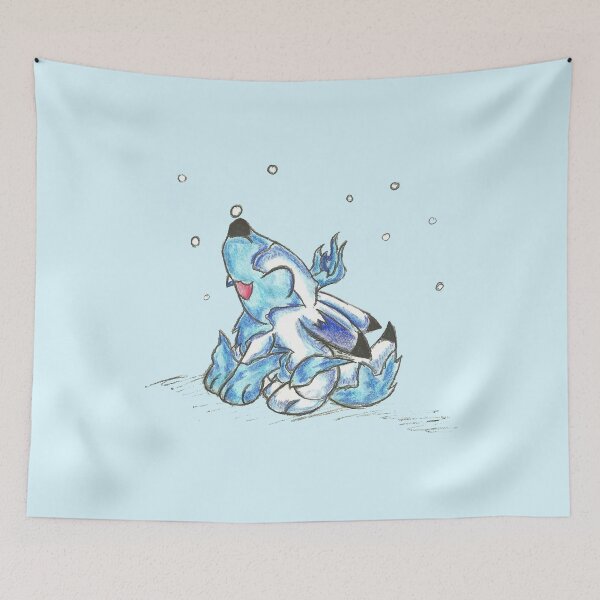 Item preview, Ice Jackalope Leveret designed and sold by KOKeefeArt.