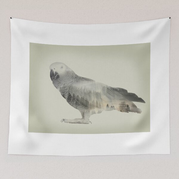 Item preview, grey parrot designed and sold by Vin  Zzep.