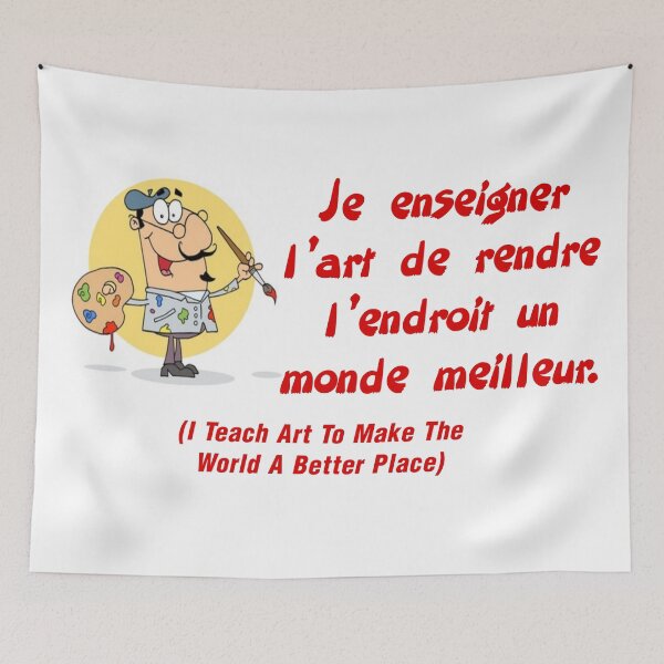Item preview, IN FRENCH - I TEACH ART designed and sold by CalliopeSt.