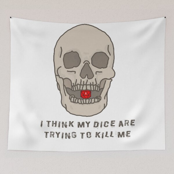 Item preview, I think my dice are trying to kill me designed and sold by TheBitGeek.