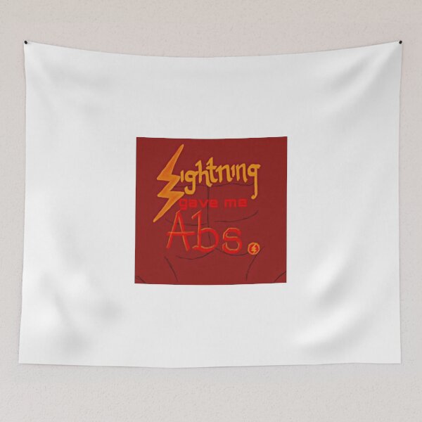 Item preview, Lightning Gave Me Abs... designed and sold by Lottie Smith.