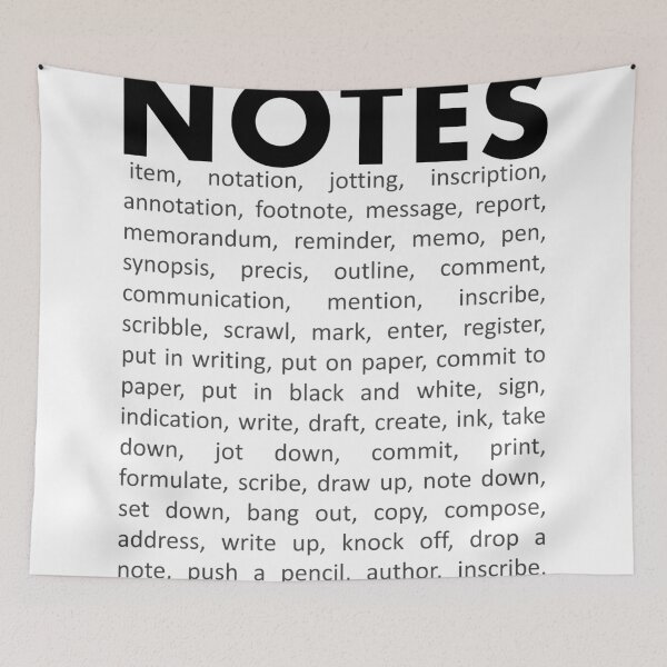 Item preview, Notes! designed and sold by SuperNebula.