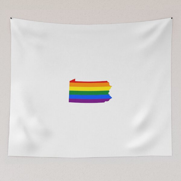 Item preview, LGBT Flag Map of Pennsylvania  designed and sold by abbeyz71.
