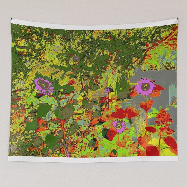Item preview, Bunch of Sunflowers in purple and red designed and sold by Carine Werthmann.