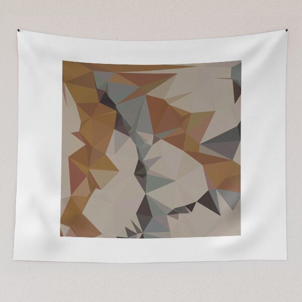 Item preview, Cornsilk Brown Abstract Low Polygon Background designed and sold by retrovectors.
