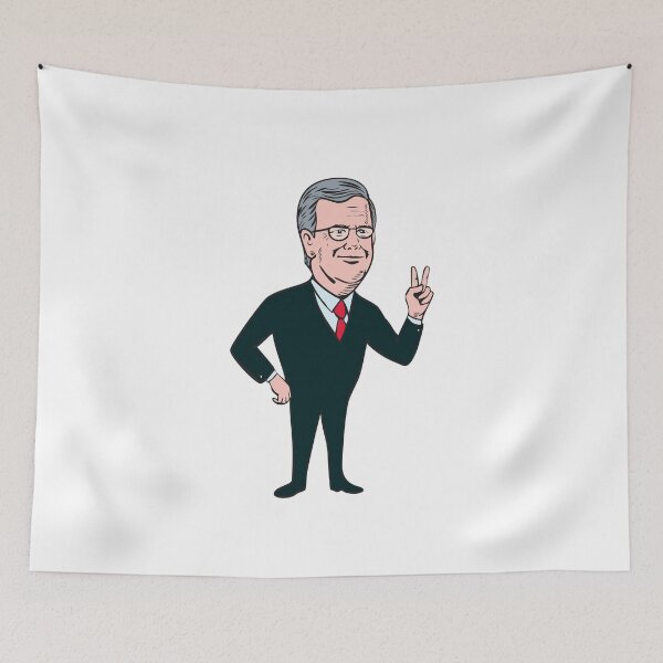 Item preview, Jeb Bush Republican Candidate 2016 Cartoon designed and sold by retrovectors.