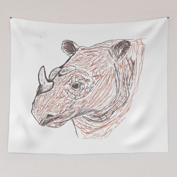 Item preview, Sumatran Rhino designed and sold by ayaminlove.