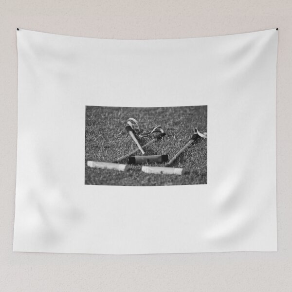 Item preview, Polo mallets on the field designed and sold by DriveModern.