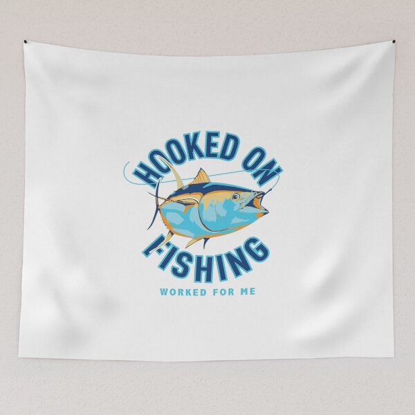 Item preview, Hooked on Fishing designed and sold by seizethejay.