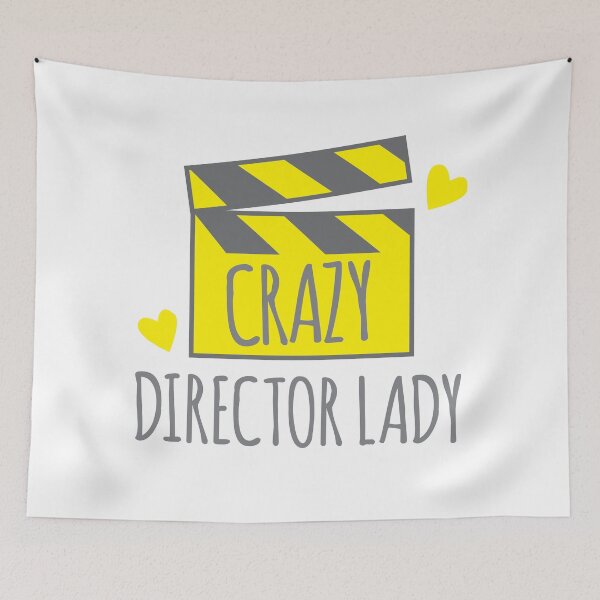 Item preview, Crazy Director Lady with film board designed and sold by jazzydevil.