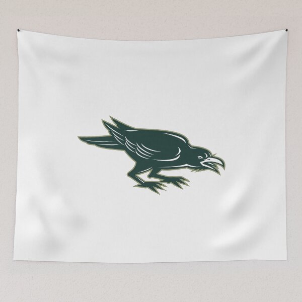 Item preview, Angry Crow Side Isolated Retro designed and sold by patrimonio.