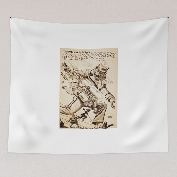 Item preview, Royal Lilliputians Nothing But Fun vintage show poster designed and sold by Vintage Designs +.