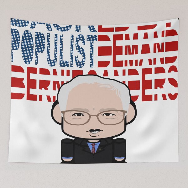 Item preview, Backed by Populist Demand: Bernie Sanders designed and sold by Carbon-Fibre Media.