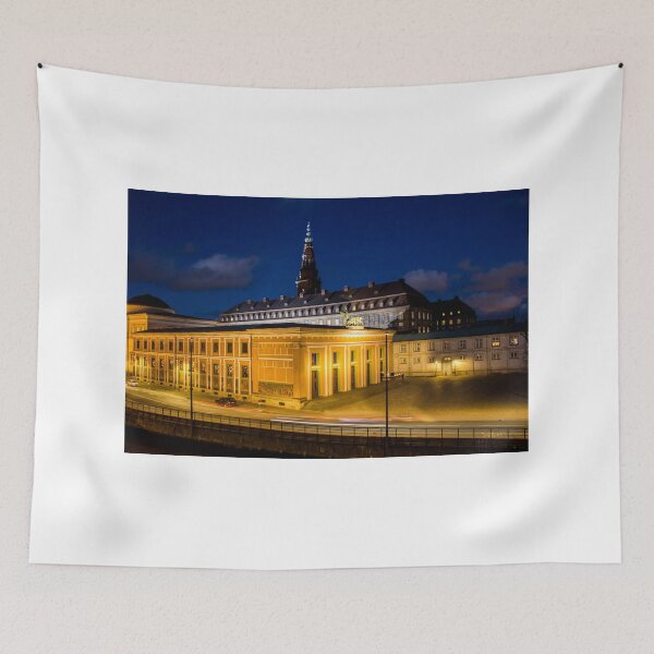 Item preview, Night view on Christiansborg Palace in Copenhagen, DENMARK designed and sold by Bruno Beach.