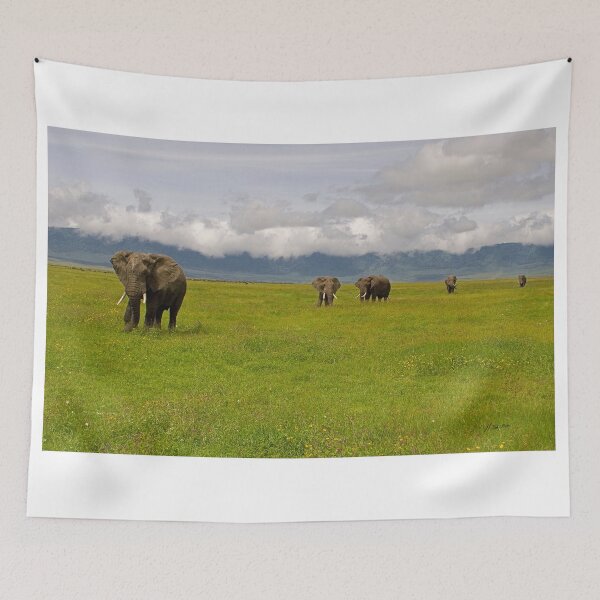 Item preview, Ngorongoro Elephants designed and sold by JL Woody Wooden.