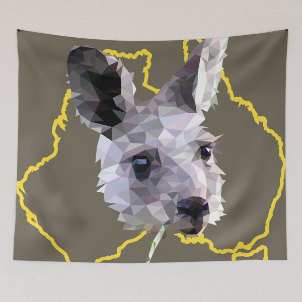 Item preview, Tshirt Kangaroo & Australia designed and sold by sLowPoly.