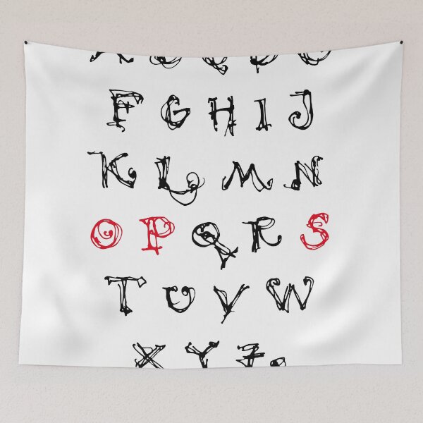 Item preview, Alphabet OPS - Katharina Bloome designed and sold by Hell-Prints.