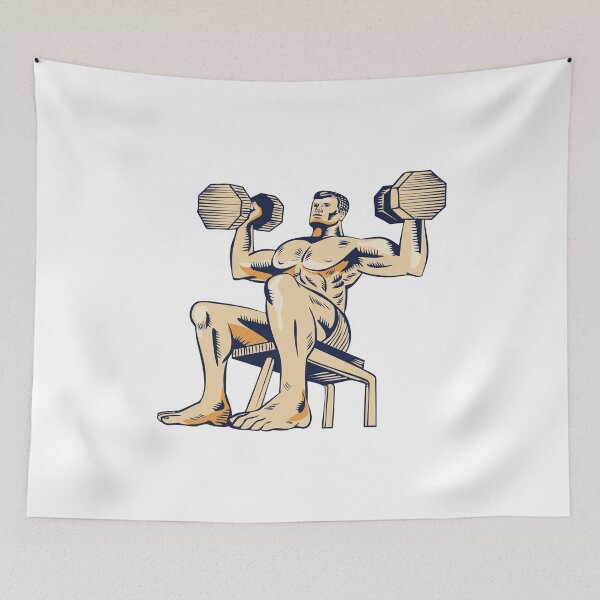 Item preview, High Intensity Interval Training Dumbbell Etching designed and sold by patrimonio.