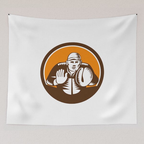 Item preview, Baseball Catcher Gloves Circle Woodcut designed and sold by patrimonio.