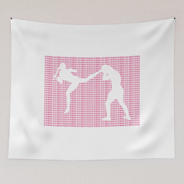 Item preview, Female Fighter Kickboxer Jumping Back Kick Pink  designed and sold by yin888.