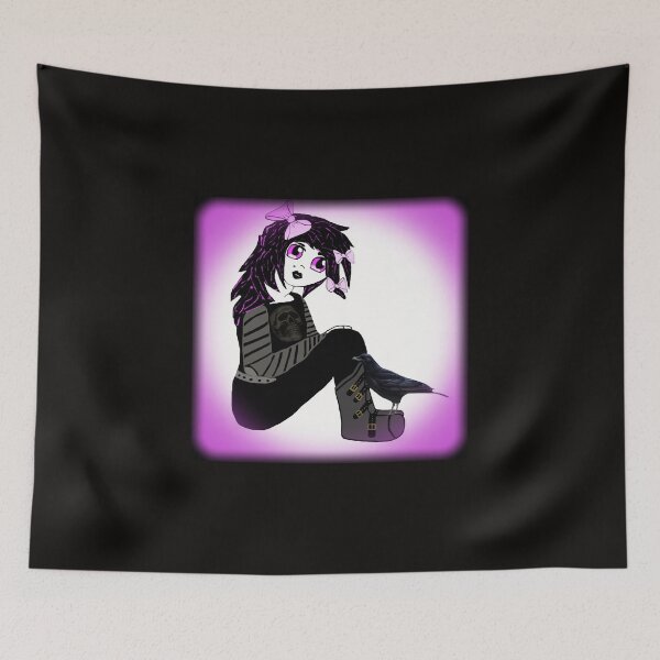 Item preview, Little Purple Goth Girl designed and sold by WhiteOak Art Designs.