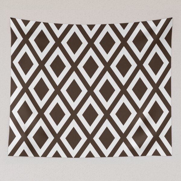 Item preview, Chocolate Diamond Pattern designed and sold by ImageNugget.