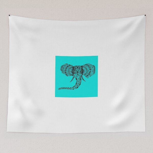 Item preview, Blue Elephant Mandala designed and sold by inklingsbyellie.